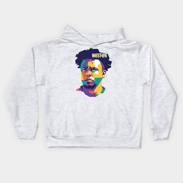 Weston McKennie WPAP Kids Hoodie by pentaShop